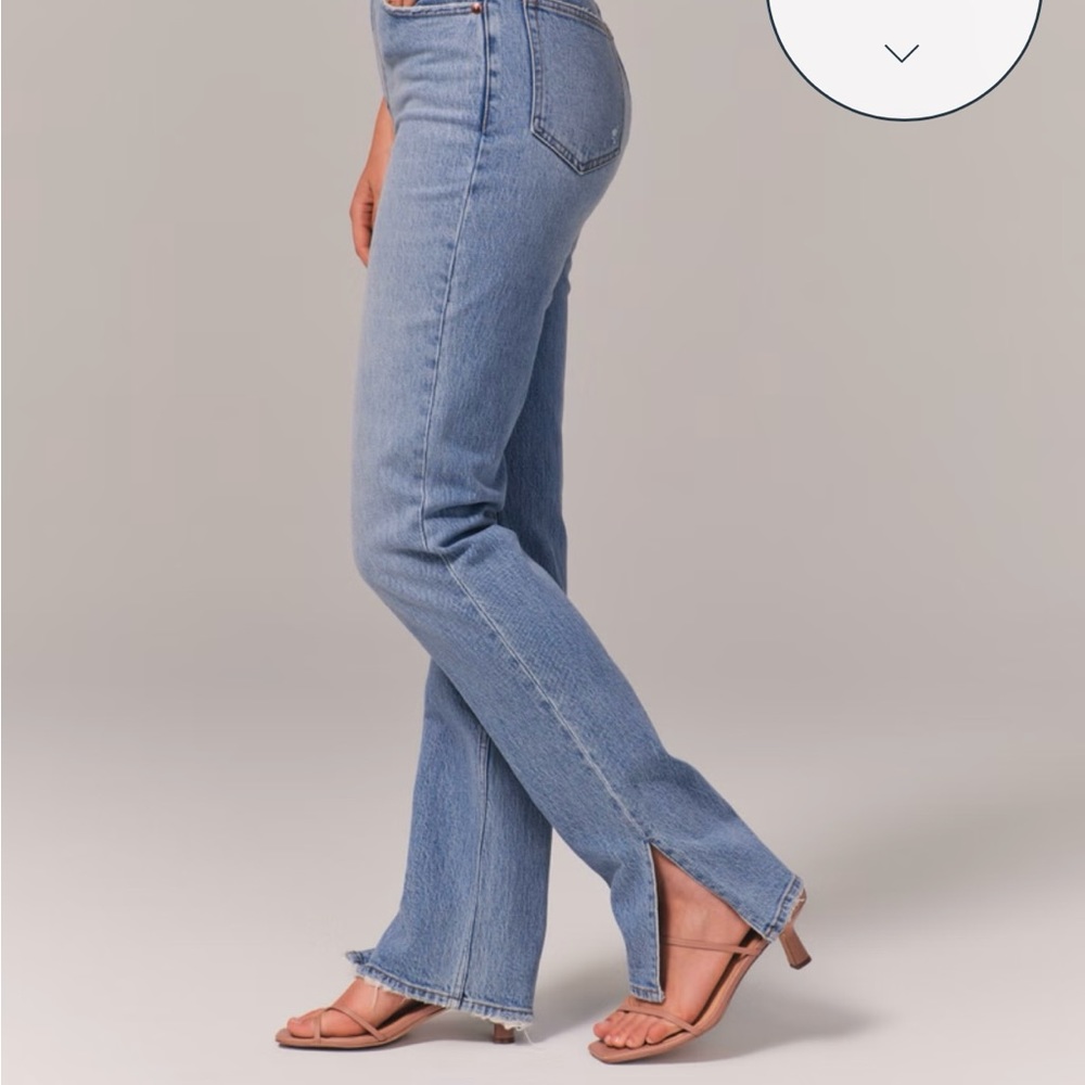 Abercrombie Ultra High Rise 90s Straight Jean